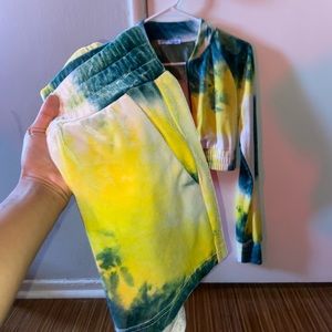 TicToc Tie Dye Two Piece Matching Set Small